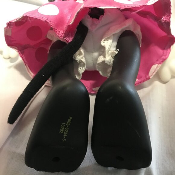 Disney Store Talking Minnie Mouse Doll In Pink Polka Dot Dress Works Cute - Picture 3 of 10